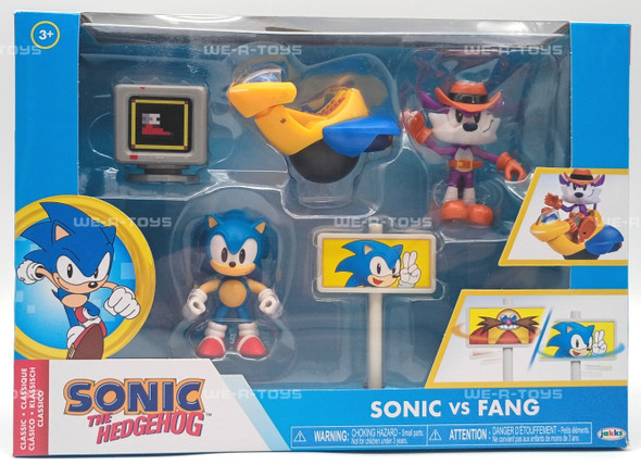 Sonic The Hedgehog Sonic vs Fang Action Figures Set 42813 Jakks Pacific 2025