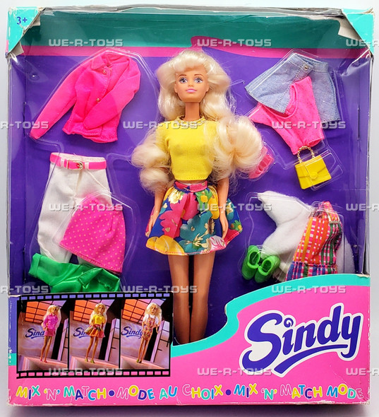 Sindy Mix 'N' Match Doll with Fashions 1996 Hasbro 34850
