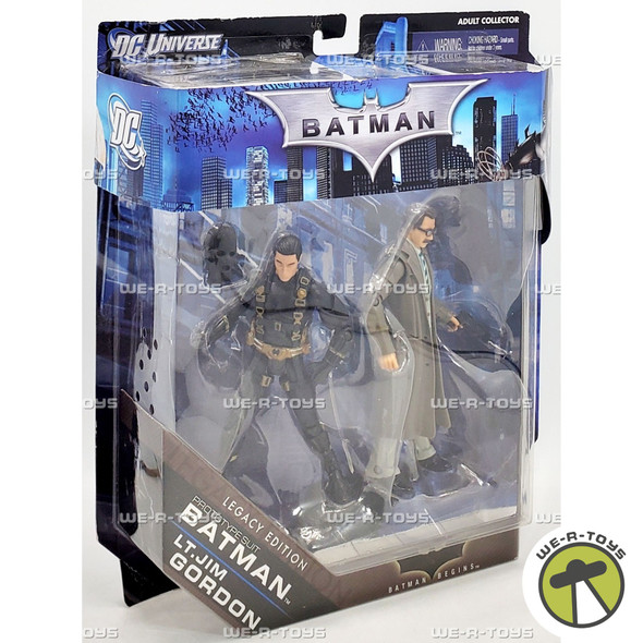DC Universe Batman Begins Prototype Suit Batman and Lt. Jim Gordon Figures 03421