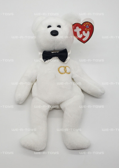 Ty Beanie Babies Mr. The Bear Wedding Plush 2004
