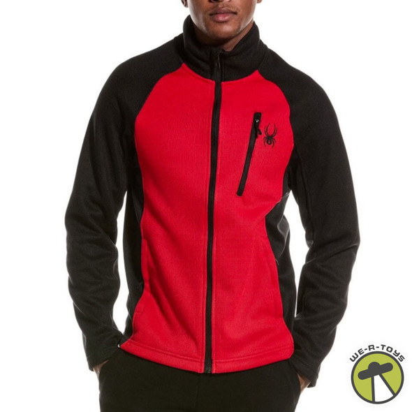 Spyder Men's Jacket Raider Full Zip Red Size S