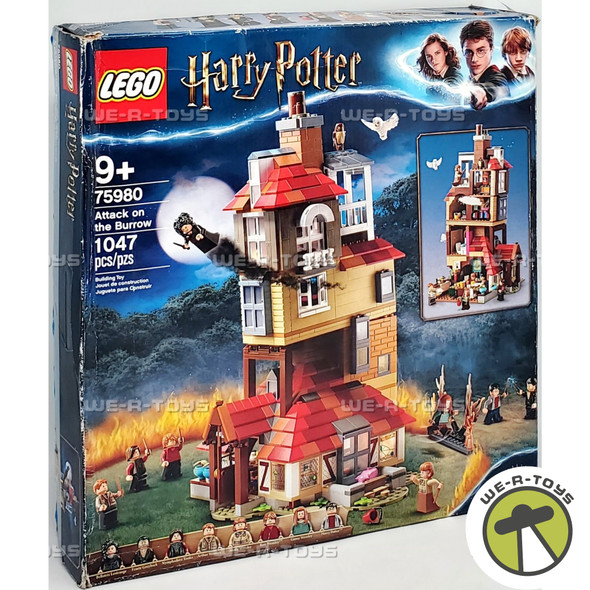 LEGO Harry Potter Attack on the Burrow 1047 Piece Building Set 75980