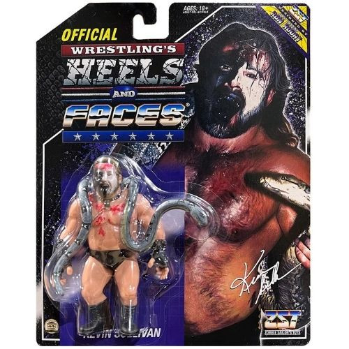 Wrestling's Heels and Faces Kevin Sullivan with Snake Zombie Sailor's Toys