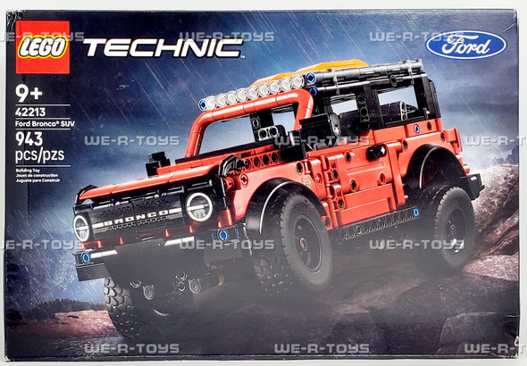 LEGO Technic Ford Bronco SUV 943 Piece Building Set 42213