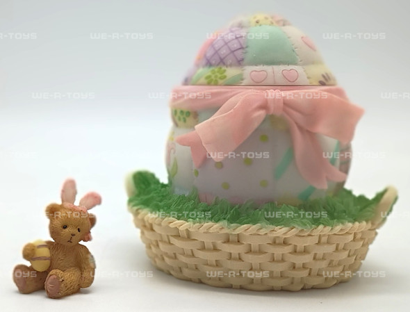 Easter Surprise Cherished Teddies Mini Box Keepsake Easter Egg With Bear 2010
