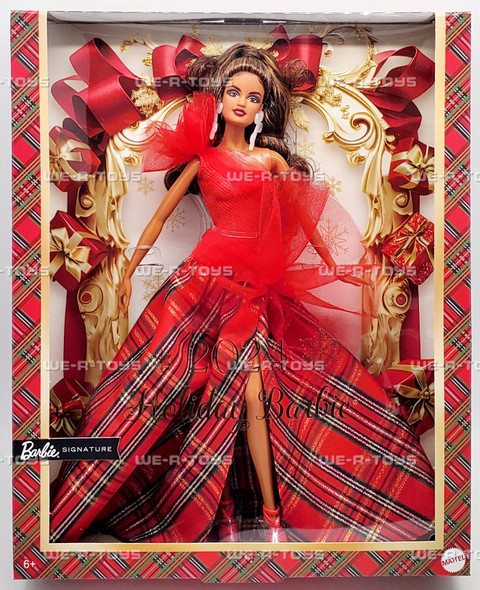 2024 Holiday Barbie Doll AA with Light Brown Hair Mattel HRM67