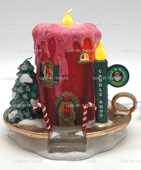 Department 56 Jack B. Nimble Candle Shop North Pole Series Lighted Building