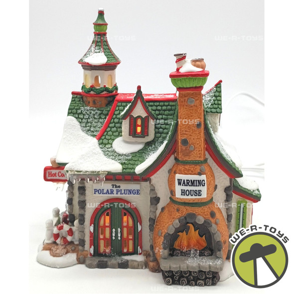 Department 56 The Polar Plunge Warming House North Pole Series Lighted Building