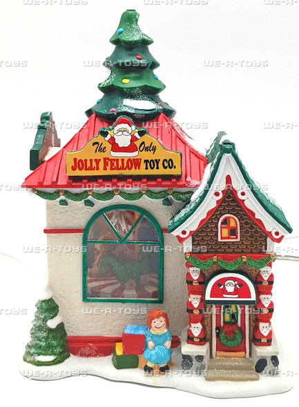 Department 56 The Jolly Fellow Toy Co Lighted Building North Pole Series 4035571