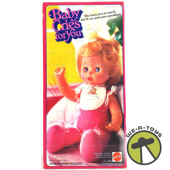 Baby Cries for You Vintage Doll 1979 Mattel #1288