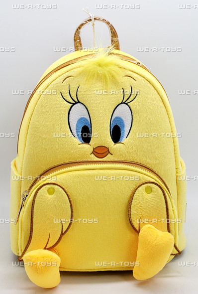 Loungefly Looney Tunes Tweety Bird Plush Mini Backpack WBBK0028