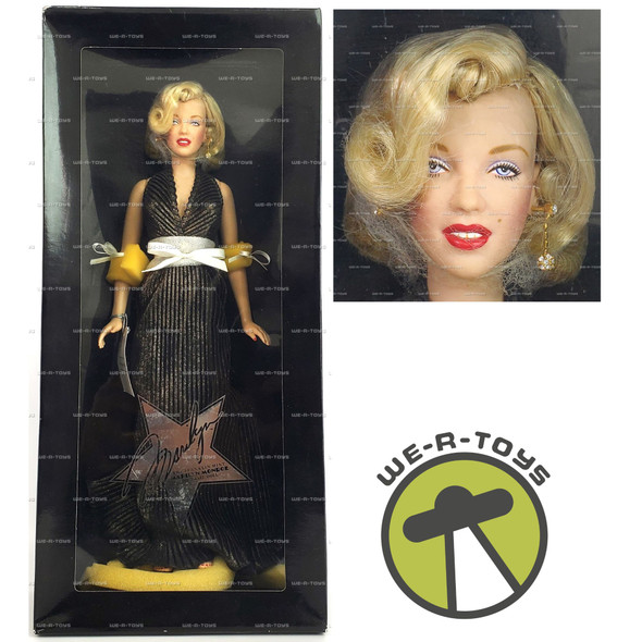 The Franklin Mint Marilyn Monroe in Gentlemen Prefer Blondes Gold Lame Gown Doll