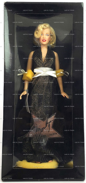 The Franklin Mint Marilyn Monroe in Gentlemen Prefer Blondes Gold Lame Gown Doll