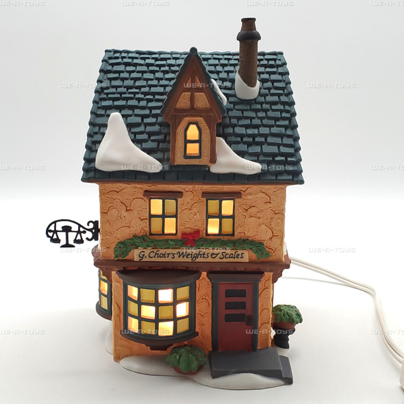 Department 56 G. Choirs Weight And Scales Building Dickens Village