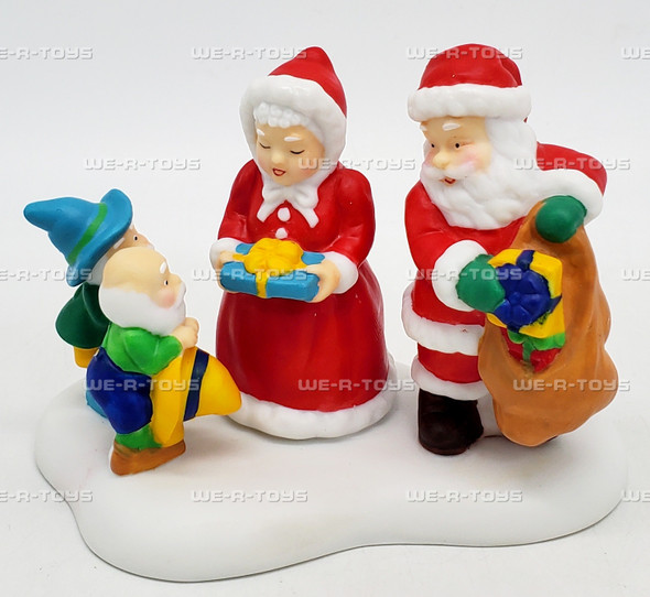 Department 56 North Pole Village Gifts From Santa and Mrs. Claus 807235