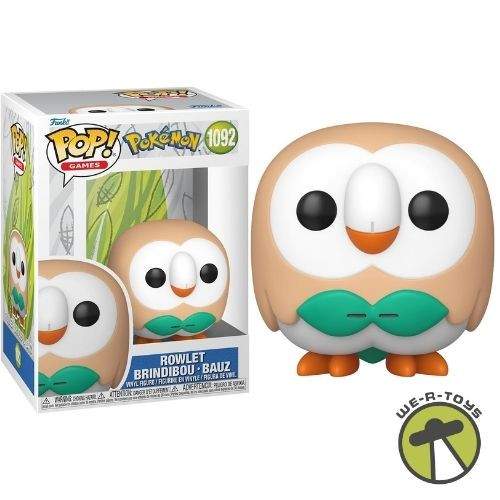 Funko Pop Games 1092 Pokémon Rowlet Vinyl Figure