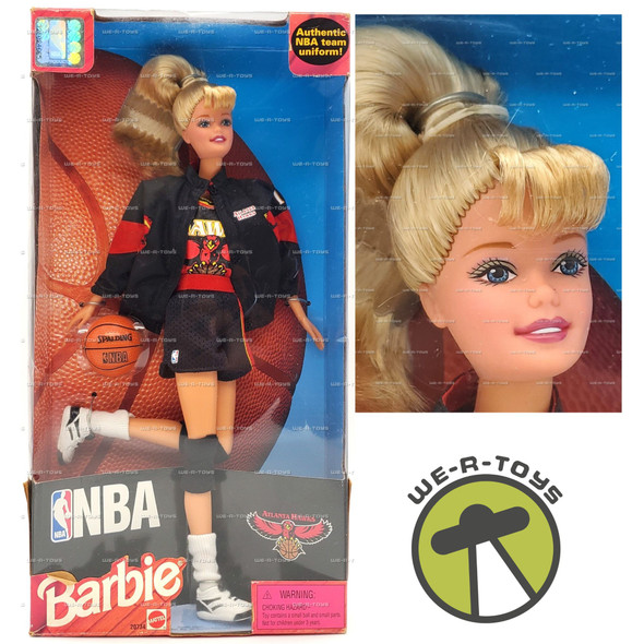 NBA Atlanta Hawks Barbie Doll Blonde 1998 Mattel #20734