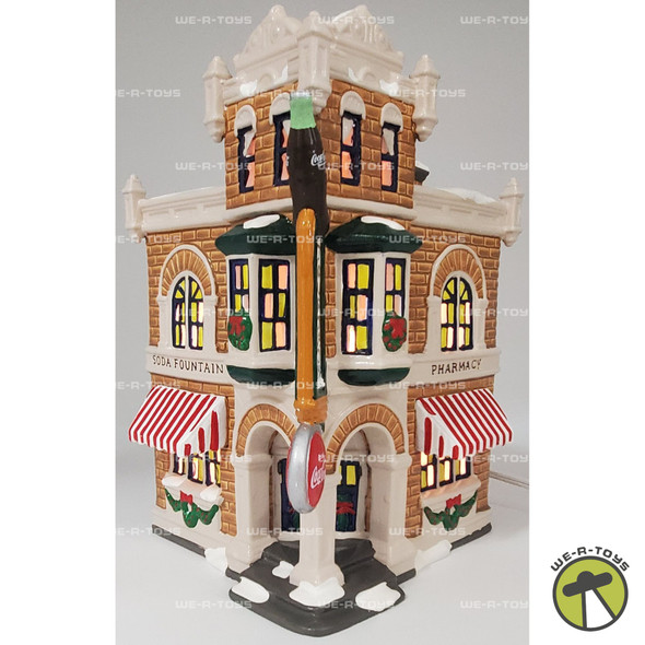Department 56 Coca-Cola Corner Drugstore Snow Village No. 54844