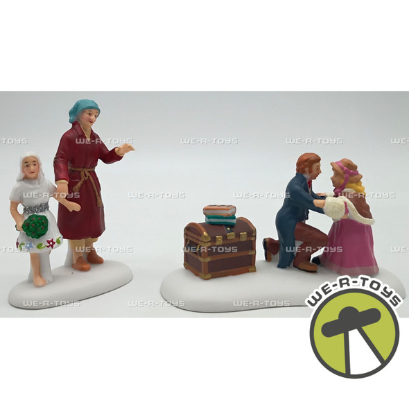 Department 56 Fan Visits Ebenezer Dickens A Christmas Carol Accessory Set of 2