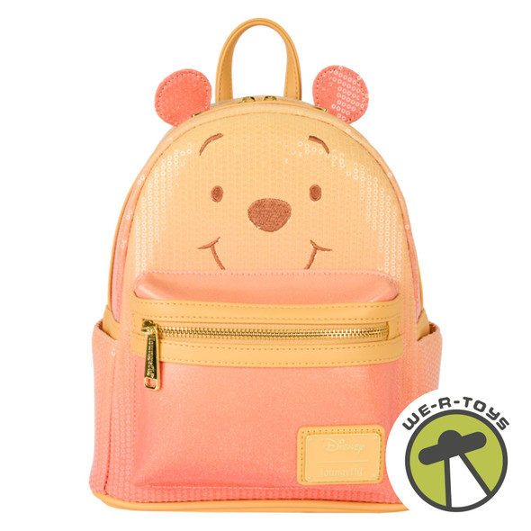 Winnie the Pooh Cosplay Sequin & Glitter Mini Backpack Loungefly