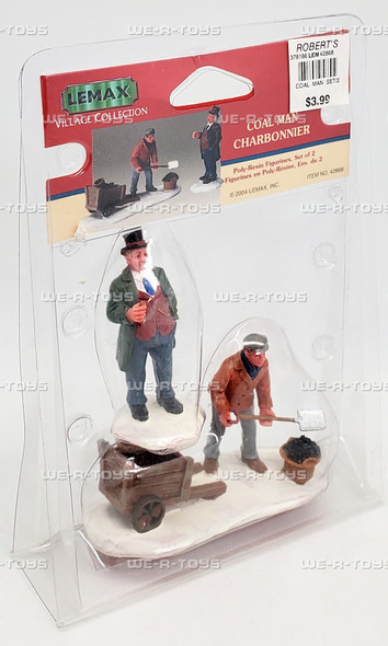 Lemax Coal Man Village Figures 42868