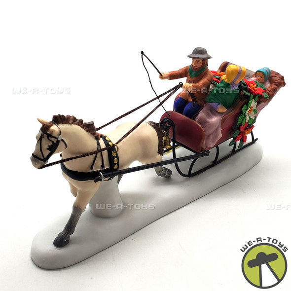 Department 56 New England Village Series Family Sleigh Ride No. 57105
