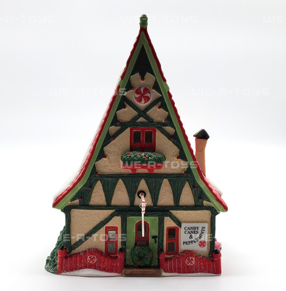 Department 56 Candy Cane & Peppermint Shop Heritage Village Collection 56390 NEW