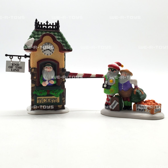 Department 56 End Of The Line North Pole Village Figures NEW