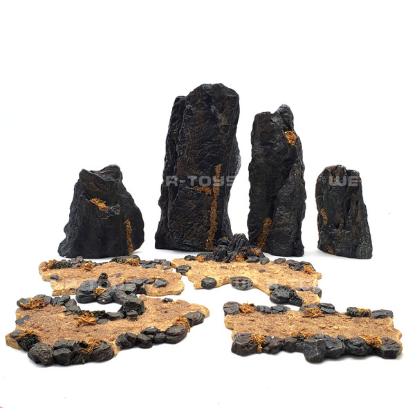 Department 56 Snow Village Halloween Series Village Eerie Rocks & Road