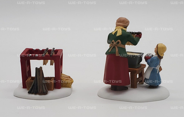 Department 56 Making the Christmas Candles Set of 2 New England Village Series