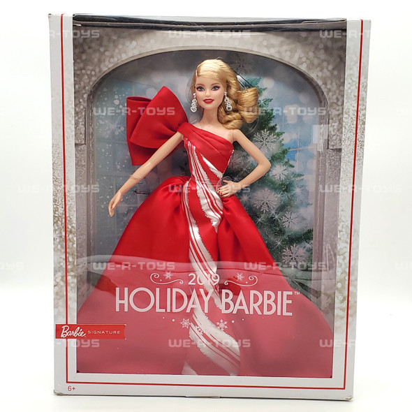 Barbie Signature 2019 Holiday Barbie Doll Blonde Mattel #FXF01