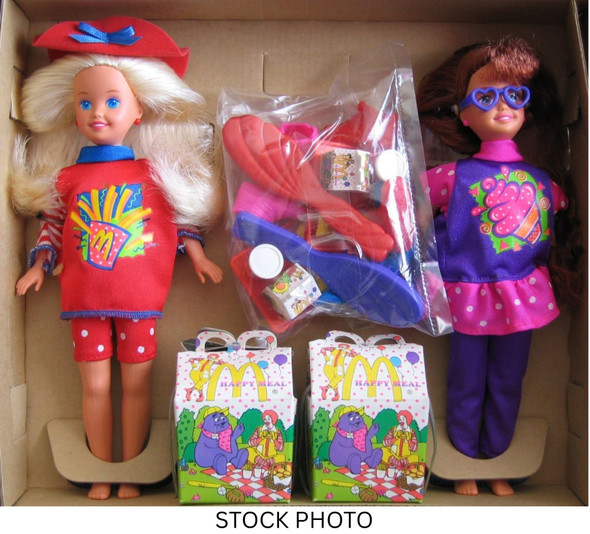 Happy Meal Stacie and Happy Meal Whitney 1994 Barbie Dolls Gift Set #12665-6