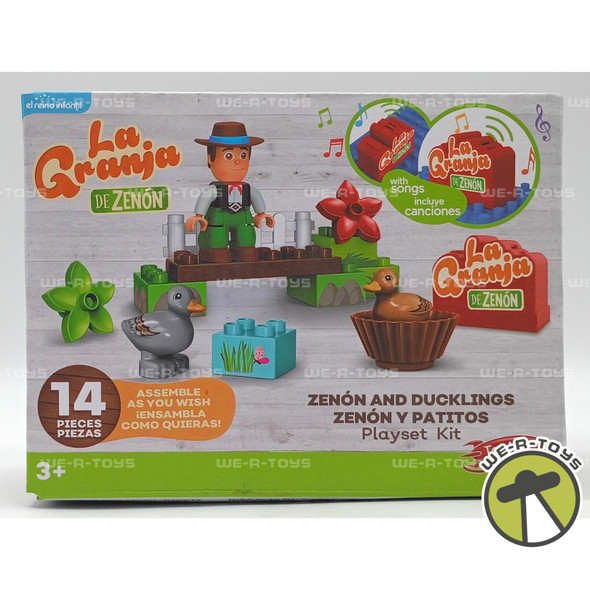 La Granja de Zenon Zenon & Ducklings Playset Kit 14 Pcs With Songs #1114