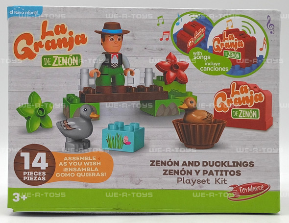 La Granja de Zenon Zenon & Ducklings Playset Kit 14 Pcs With Songs #1114