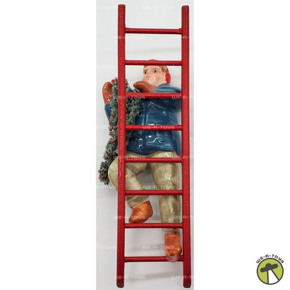 Department 56 Man on Ladder Hanging Garland The Original Snow Village #55160