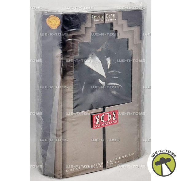 Disney's 101 Dalmatians Cruella De Vil Power in Pinstripes Doll 1996 Mattel