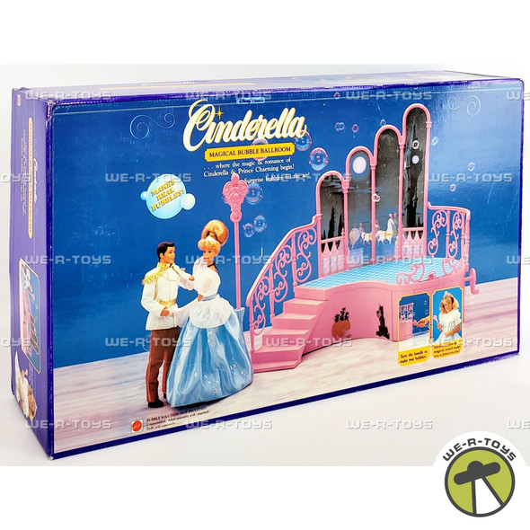 Disney Cinderella Magical Bubble Ballroom Playset 1991 Mattel 02416