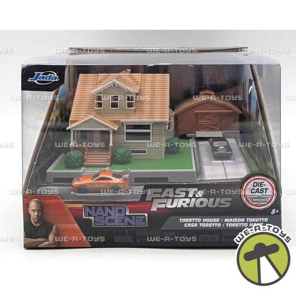 Fast & the Furious Toretto House & Die Cast Vehicles Nano Scene Jada Toys 2025