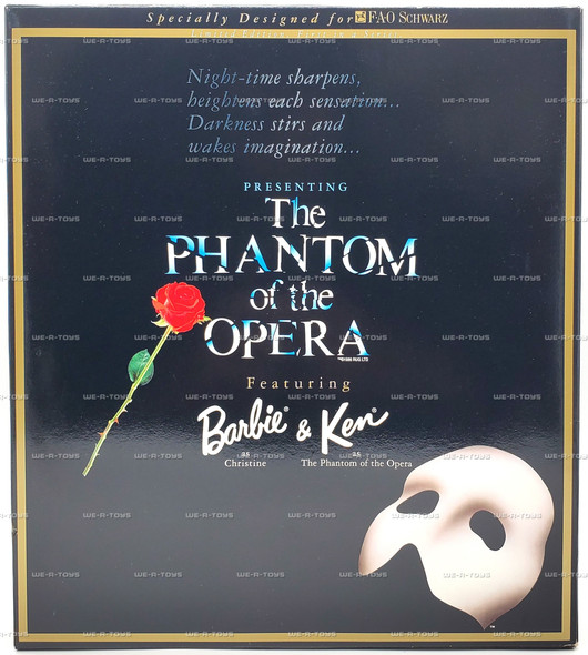 Phantom of the Opera FAO Schwartz Ken and Barbie Doll 1998 Mattel #20377