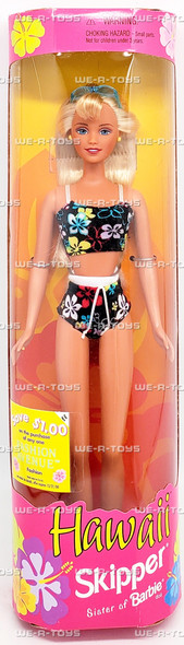 Hawaii Skipper Sister of Barbie Doll 1999 Mattel 24619