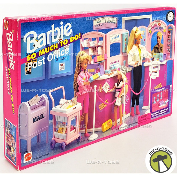 Barbie So Much to Do! Post Office Playset 1995 Mattel 67161