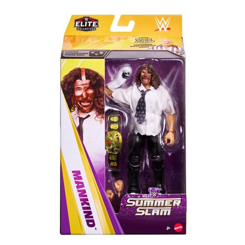 WWE Elite Collection Mankind Summer Slam w Jesse Ventura BAF Figure Mattel​​​