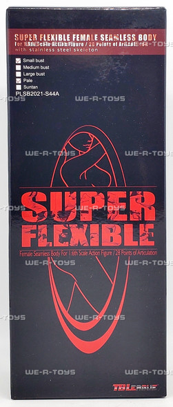 Super Flexible Female Seamless Body Small Bust Pale Figure 1:6 Scale