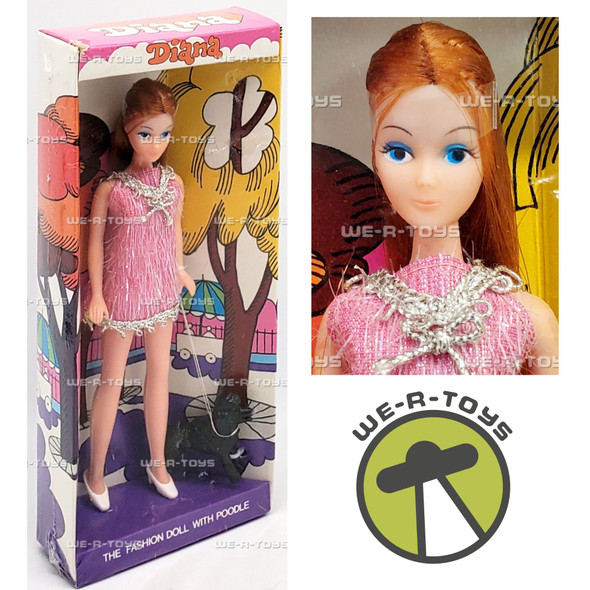 Diana Fashion Doll with Poodle No. 3006 Pink Dress