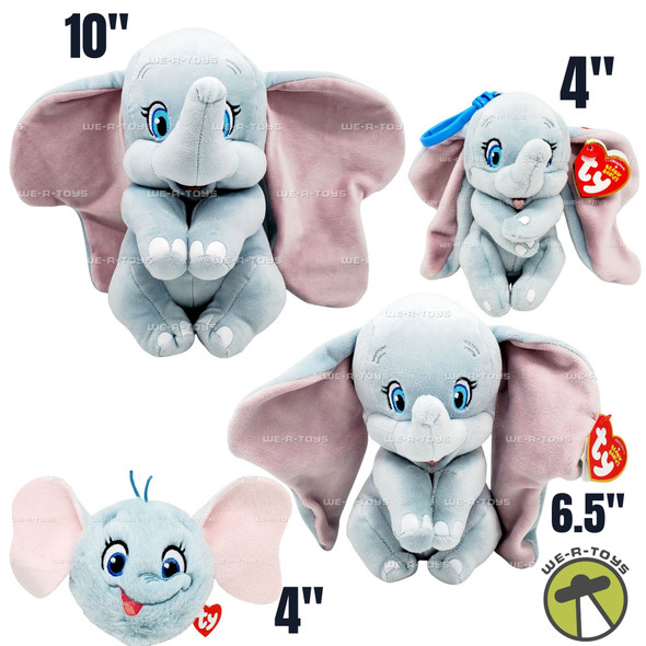 Ty Beanie Babies 2026 Disney Dumbo Lot of 4
