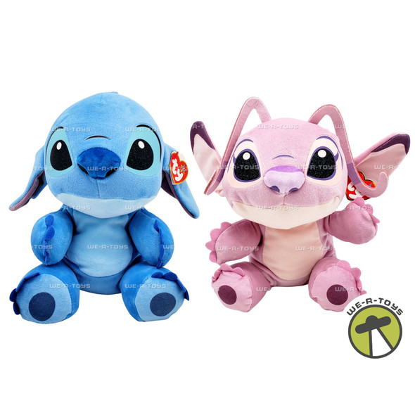 Ty Beanie Buddies Disney Stitch and Angel Lot of 2