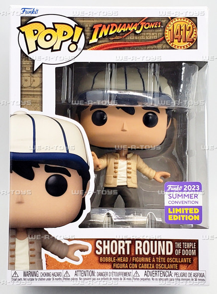 Funko POP Indiana Jones Short Round The Temple of Doom 1412 Vinyl Figure