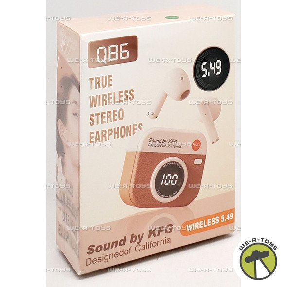 Sound by KFG Earphones Retro Camera Style Case in Green Wireless 5.49