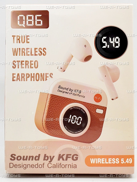 Sound by KFG Earphones Retro Camera Style Case in Green Wireless 5.49