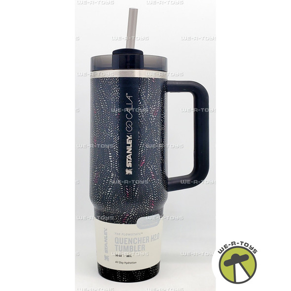 Stanley X Calia 30oz Tumbler Flowstate Quencher H2.0 Black Serpent Design 42411